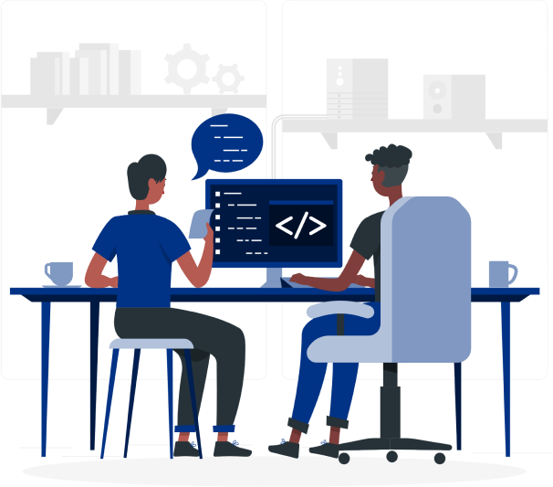 Illustration showcasing simplified business solutions