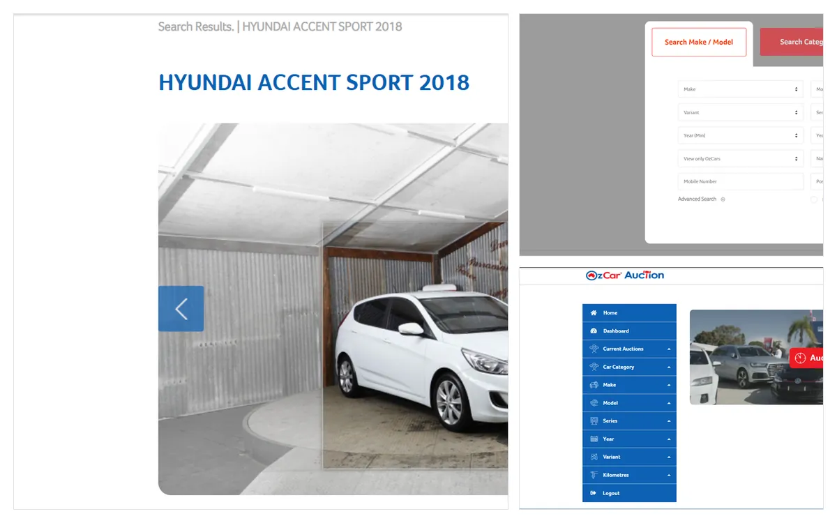 OzCar website