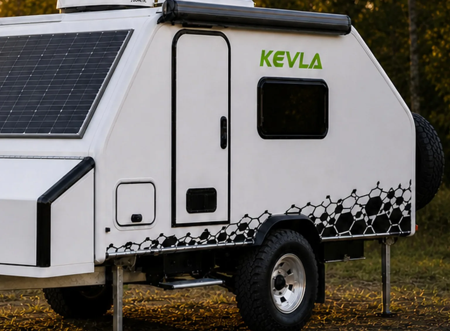 KEVLA CAMPA side profile, full length